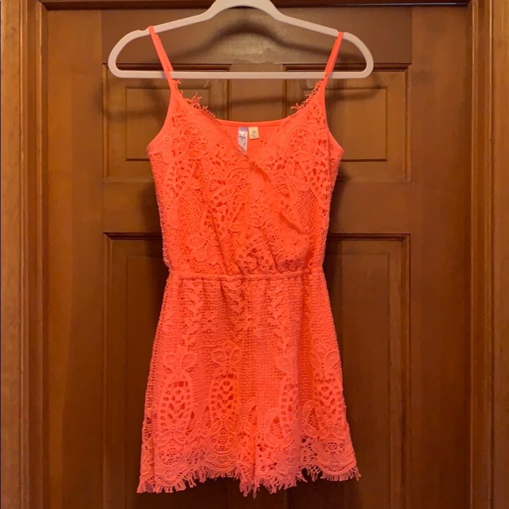 EUC - Alya crocheted romper